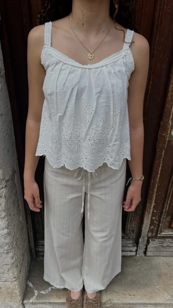Blusa Blanca Aranda | 4Teens
